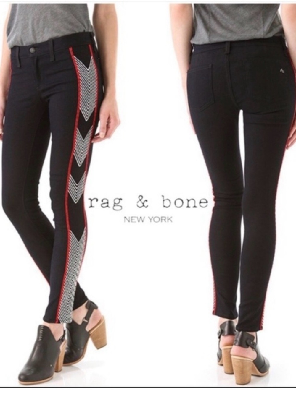 rag & bone Raja Midnight Jeans - Picture 3 of 13